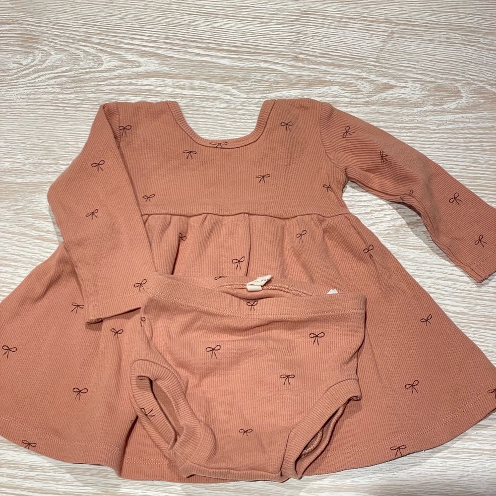Quincy Mae Long Sleeved Dress 3-6 months